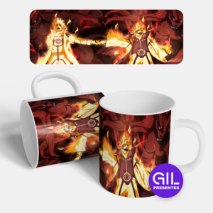 Caneca personalizada Minato e Naruto | 325ml